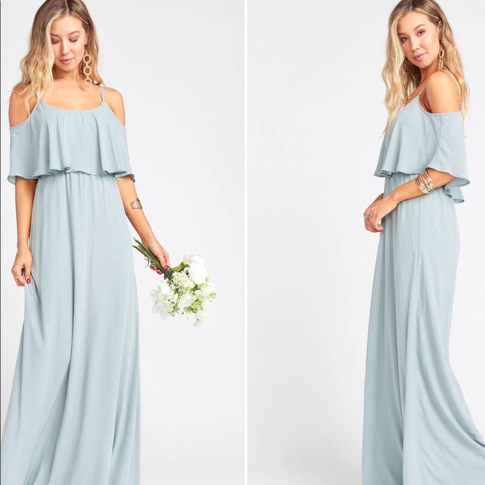 Show Me Your Mumu Caitlin Ruffle Maxi Dress